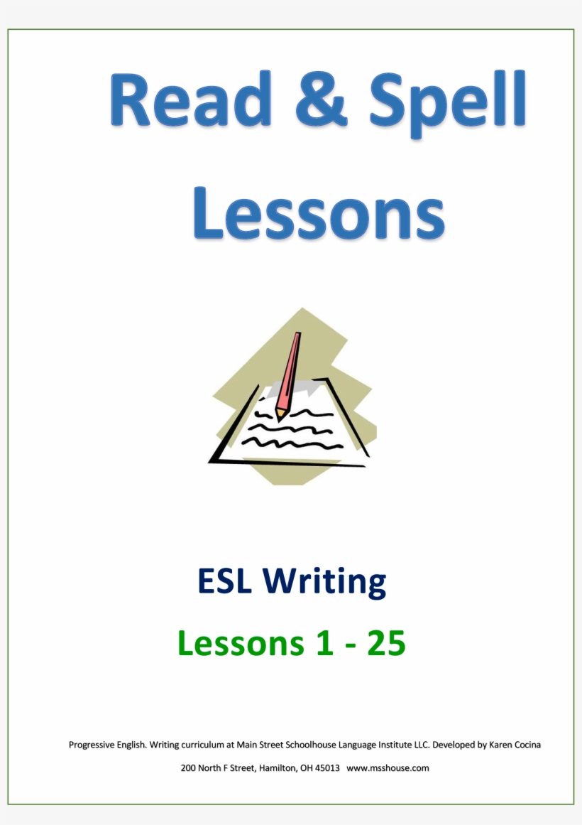Read & Spell 1-25 - Pen And Paper, transparent png #8077952