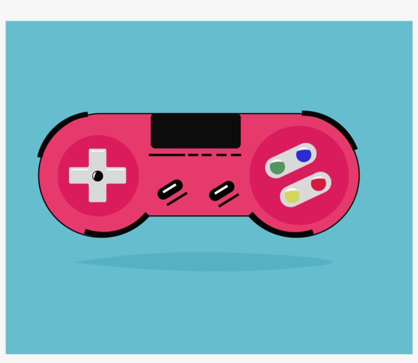 Gaming Controller Ux App Icons Typography Brand Blue - Game Controller, transparent png #8078122