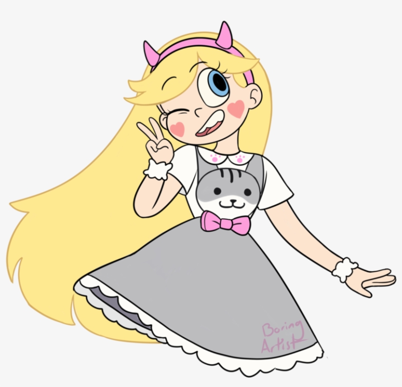 Star Butterfly By Boringartist - Cartoon, transparent png #8078160