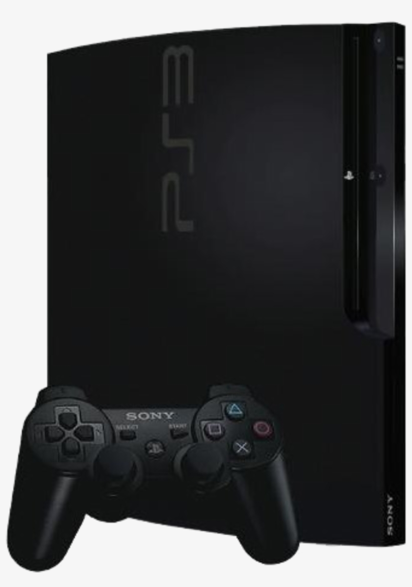 Sony Playstation 3 Slim Console - Ps3 Console Png, transparent png #8078478