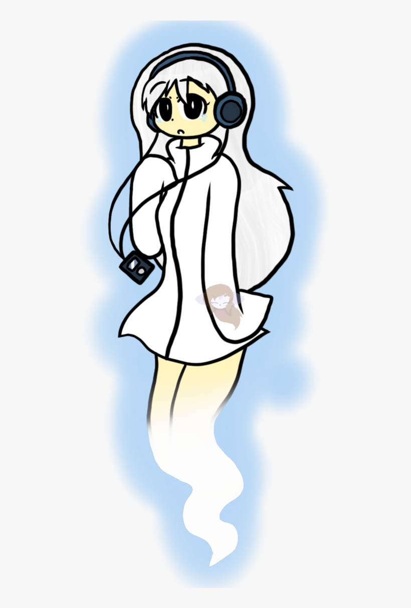 Female Napstablook, transparent png #8078829