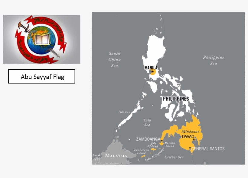 Abu Sayyaf Group The Abu Sayyaf Group Is The Most Violent - Philippine Map Gray Vector, transparent png #8078874