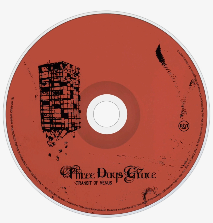 Similarly To The Foo Fighters Wasting Light Disk , - Three Days Grace One X Disc, transparent png #8079075