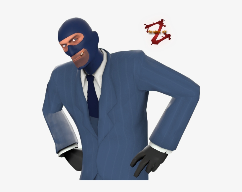 Scout/furry Sniper/blu Spy/red Spy/blu Engineer/ - Spy Tf2 Render, transparent png #8079112