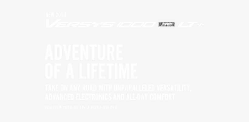 Versys 1000 Se Lt Adventure Of A Lifetime - Ivory, transparent png #8079228