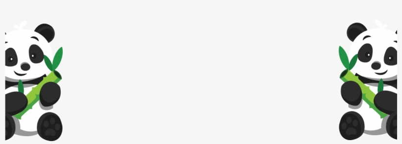 Pandas - Illustration, transparent png #8079635