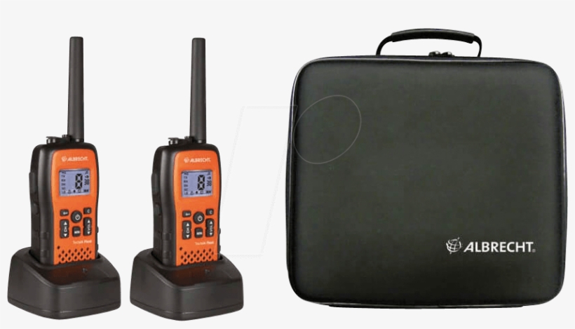 Pmr 446 Albrecht - Albrecht 8channels Black Two-way Radio, transparent png #8080386