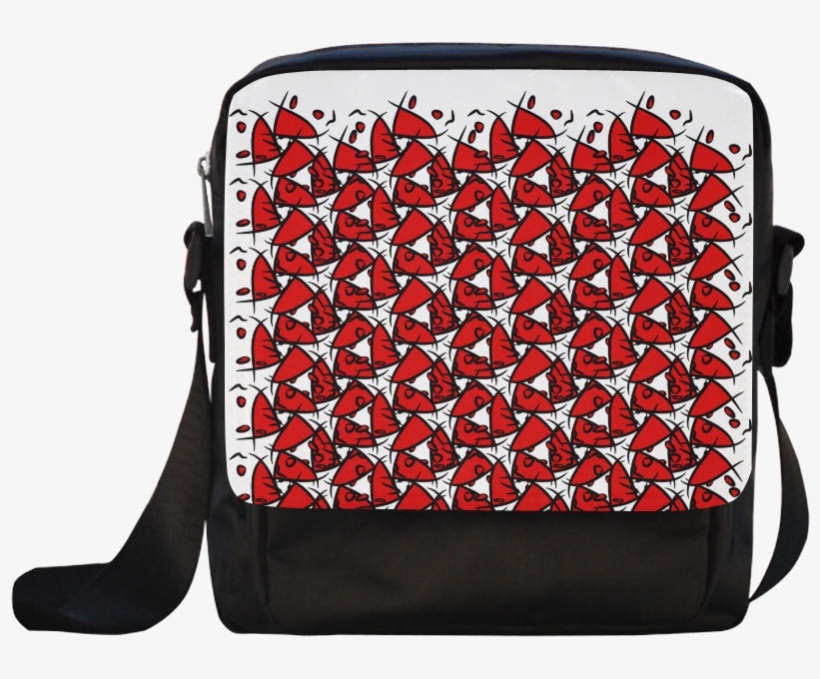 Pattern 34 Red & Black Crossbody Nylon Bags - Crossbody, transparent png #8080883