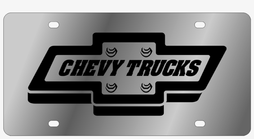 Chevy Truck Stainless Steel License Plate - Chevy Trucks, transparent png #8081120
