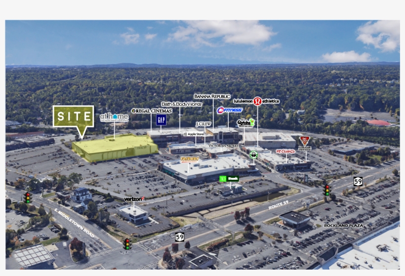 Macy's Redevelopment At The Shops At Nanuet - Aerial Photography, transparent png #8081641