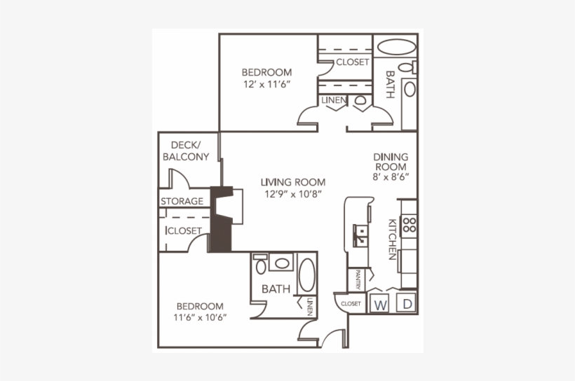 0 For The Dogwood Floor Plan - Floor Plan, transparent png #8081896