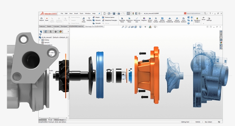 Geomagic® For Solidworks® Key Features - Geomagic For Solidworks, transparent png #8082317