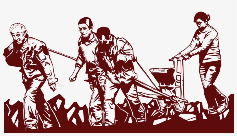 Simple Plain Dark Red Workers Labor Day Holiday Elements - Labour Day, transparent png #8082374
