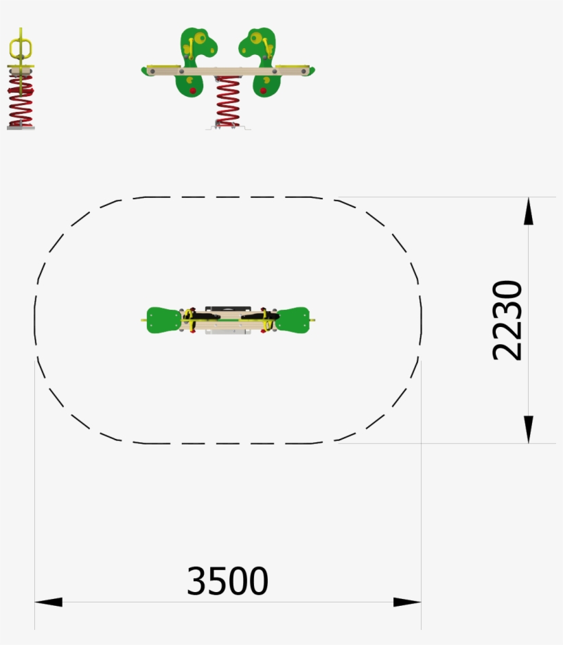 Vista Alzada Serpiente Mp 011 - Juegos Infantiles Para Parque Vista En Planta, transparent png #8082812