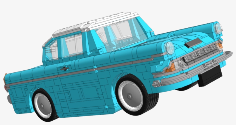 Weasley's Flying Car - Model Car, transparent png #8083134
