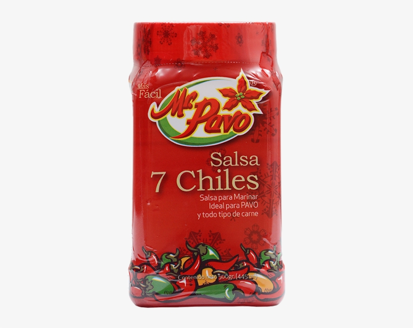 Salsa 7 Chiles Mr Pavo - Mr Pavo, transparent png #8083379