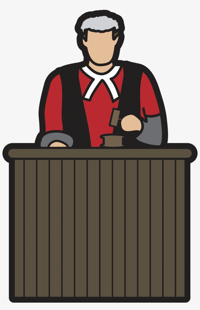 Collection Of Transparent High Quality Free - Judge Cartoon, transparent png #8083407