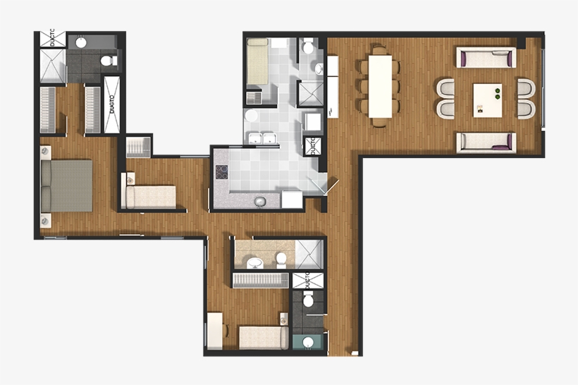 Flat G - Floor Plan, transparent png #8083573