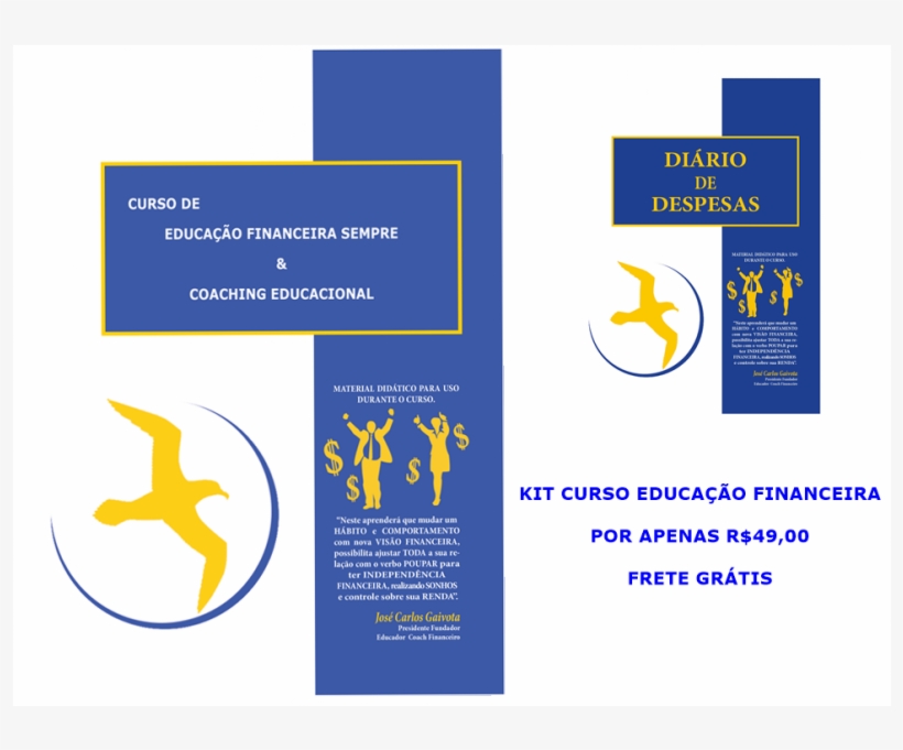 Kit Curso Educação Financeira Educ - Brochure, transparent png #8083604