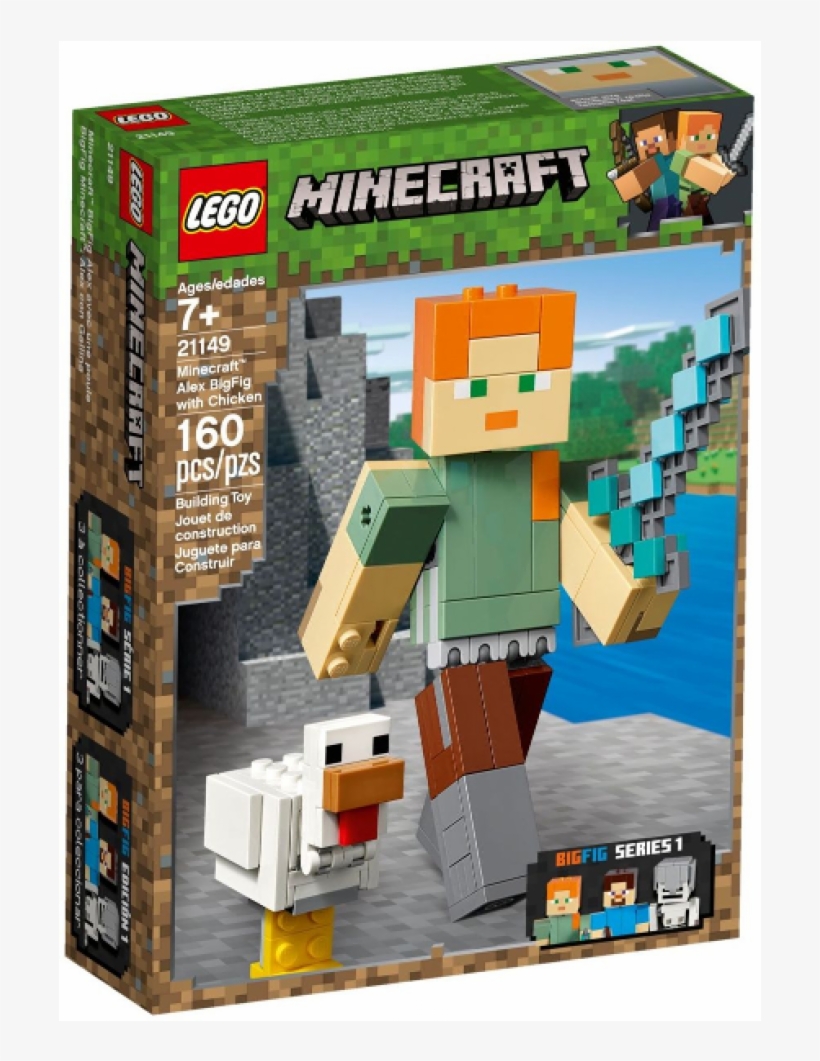 21149 1 - Minecraft Alex Lego, transparent png #8083889