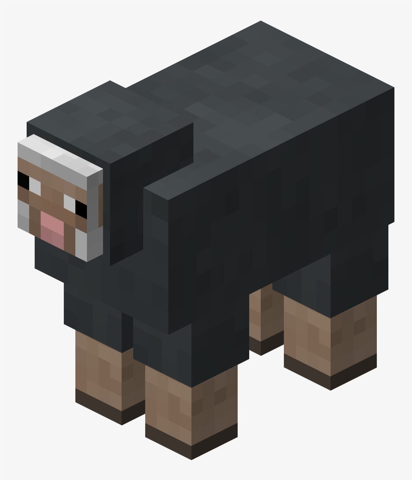 Even The Sheep Follows The Rules, Although Its Wool - Minecraft Light Blue Sheep, transparent png #8084390