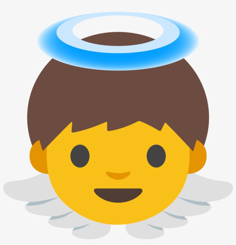 Emoji Baby Angel, transparent png #8084611