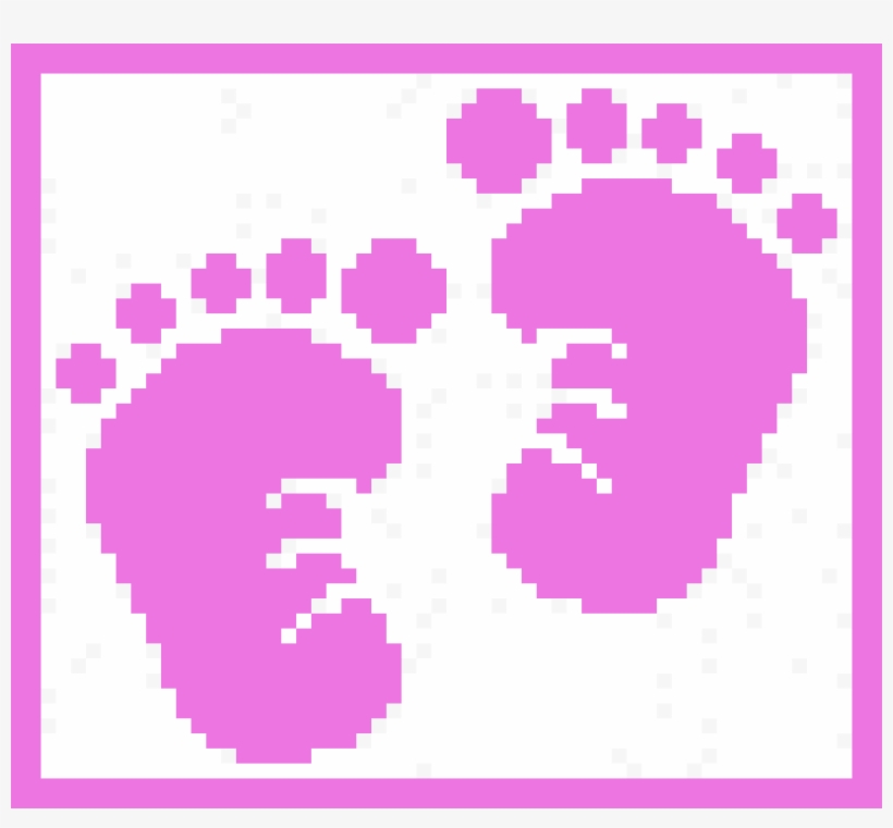 Baby Foot - Pe Em Ponto Cruz, transparent png #8084724