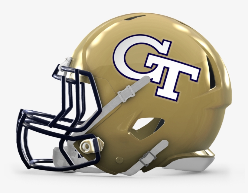 2018 Football Game Notes / Depth Charts - Ga Tech Helmet, transparent png #8085753