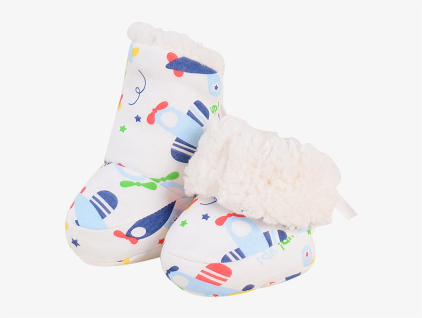可米宝贝 Baby Foot Cover Cotton Shoes Baby Toddler Shoes - Boot, transparent png #8085780