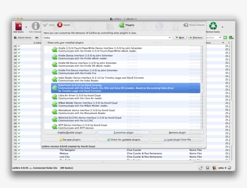 Calibrekobotouchdriver - Calibre Preferences Tweaks, transparent png #8085895