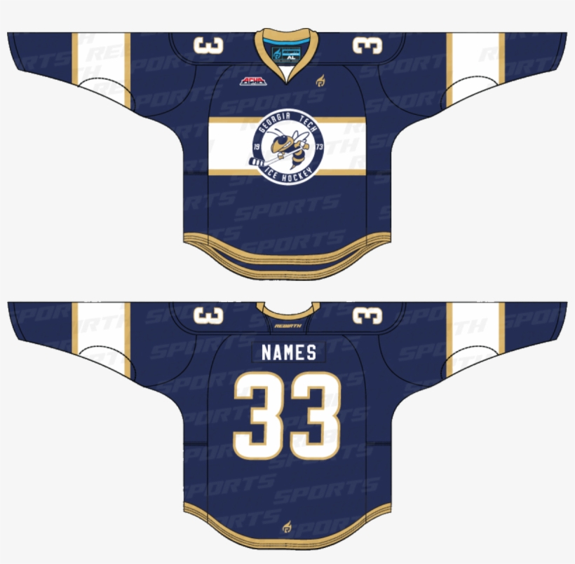 Georgia Tech Hockey В Twitter - 2018 2019 Nhl Jerseys, transparent png #8086144