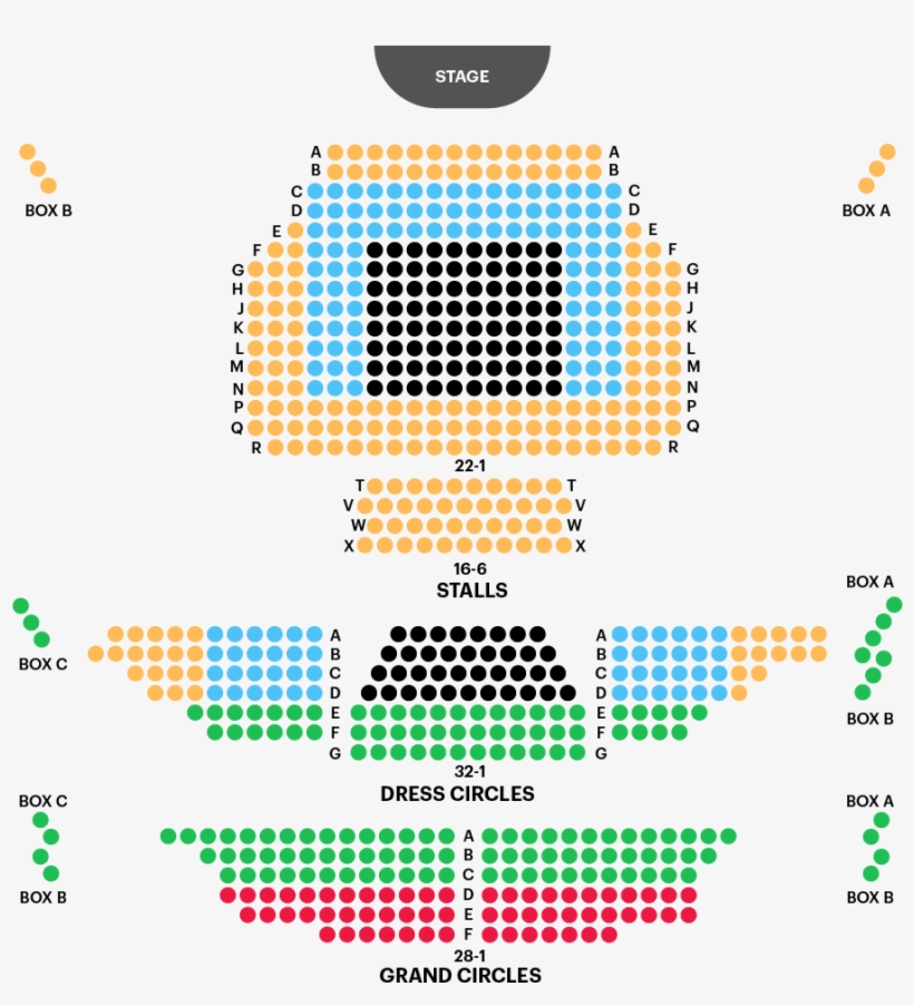 Apollo Theatre Seating Plan, transparent png #8087429