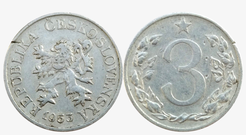 3 Halere Csk - Silver Dollar Coin Eisenhower, transparent png #8087650