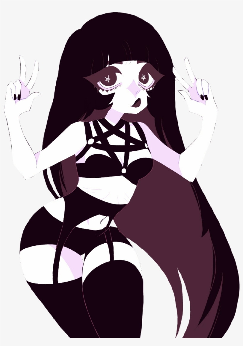 Kawaii Sticker - Kawaii Pastel Goth Anime, transparent png #8087656