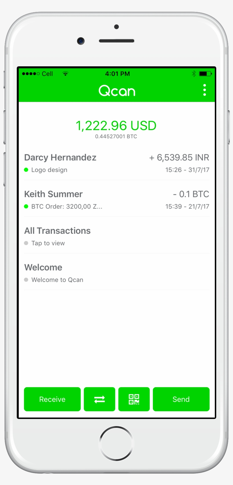 Bitcoin Mobile Wallet - Round Up For Charity App, transparent png #8088426