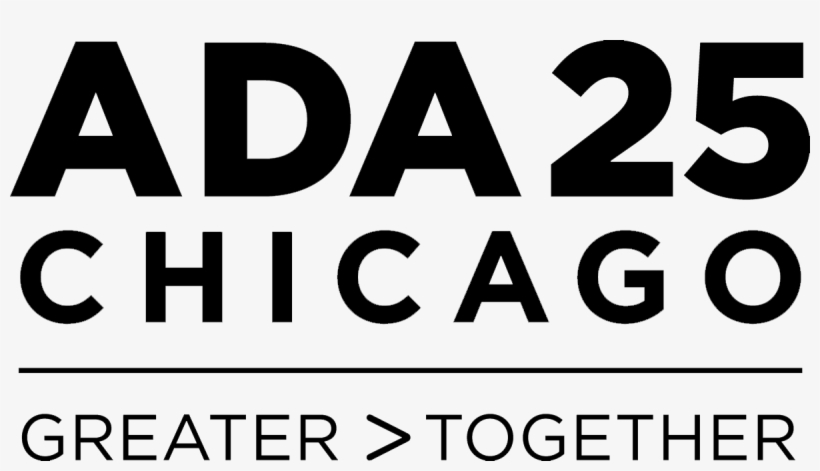 Ada 25 Chicago Greater Together Logo - Ada 25 Chicago, transparent png #8089178