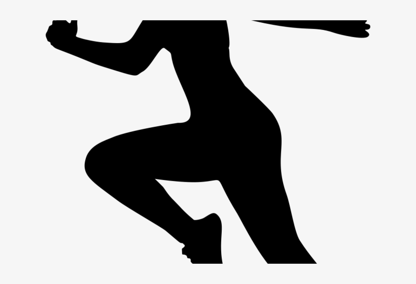 Fitness Clipart Silhouette - Silueta De Ejercicio, transparent png #8089247