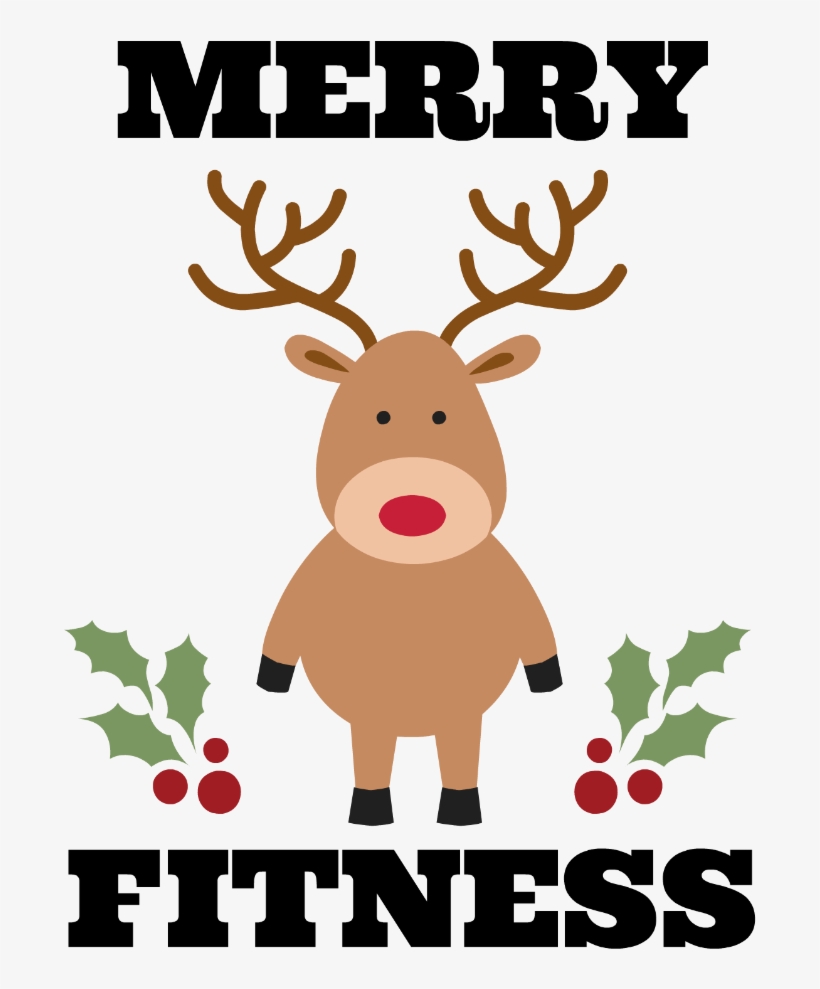 Fitness Clipart Fitness Challenge - Christmas Workout Meme, transparent png #8089527