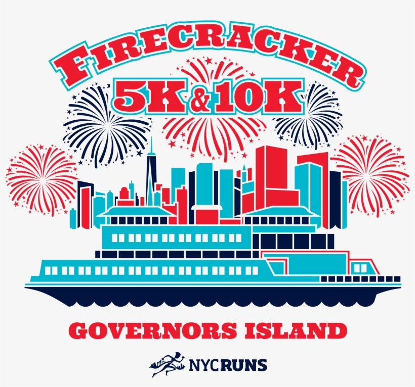 Nycruns Firecracker 5k & 10k - Brooklyn Marathon, transparent png #8089834