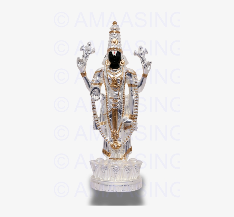 Amasing - Lord Venkateswara Silver Idol, transparent png #8090230