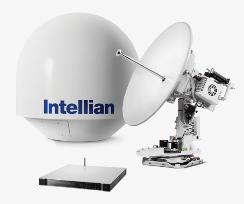 Satellite Clipart Vsat - Intellian V80g, transparent png #8091116