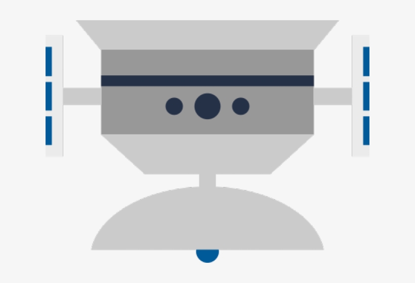 Satellite Clipart Simple - Satellite Cartoon, transparent png #8091273