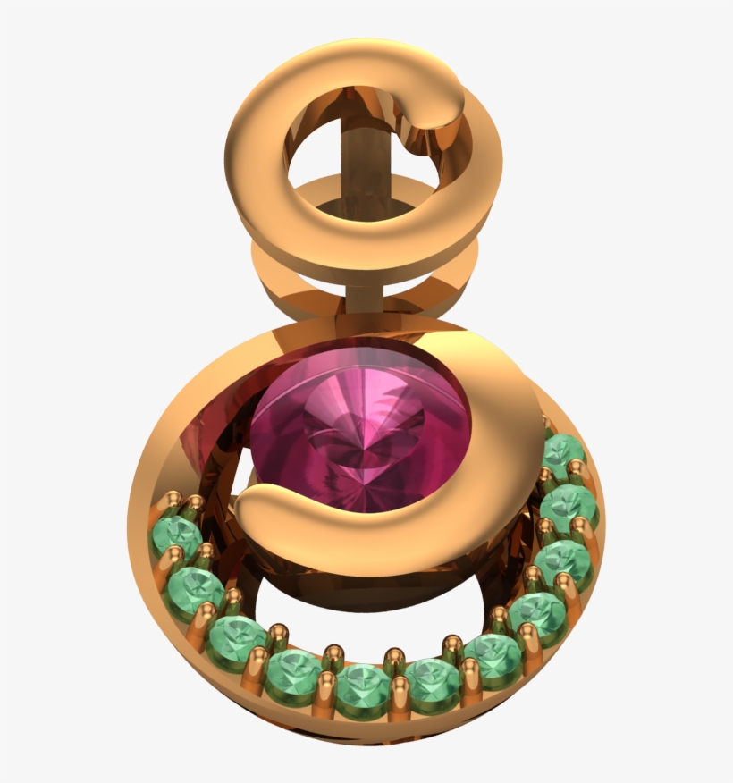 General Pendant Jewelry Cad Model - Crystal, transparent png #8091421