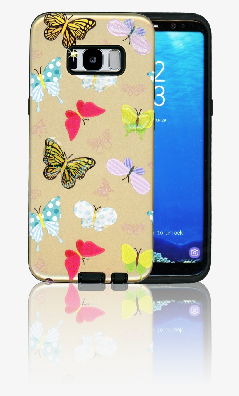 Samsung Galaxy S8 Mm 3d Butterfly - Smartphone, transparent png #8091580