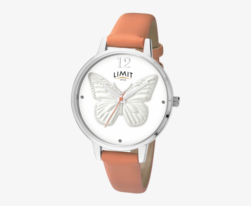 Ladies Limit 3d Butterfly Watch - Watch, transparent png #8091951