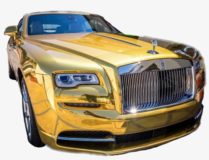 Gold Car Bently Rich - Gold Luxury Car Png, transparent png #8092332