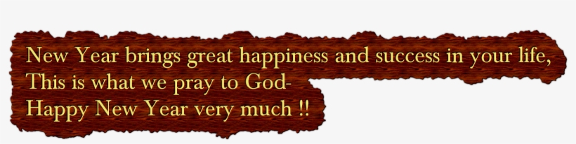 Happy New Year Very Much - Nobody Wants To Love, transparent png #8093315