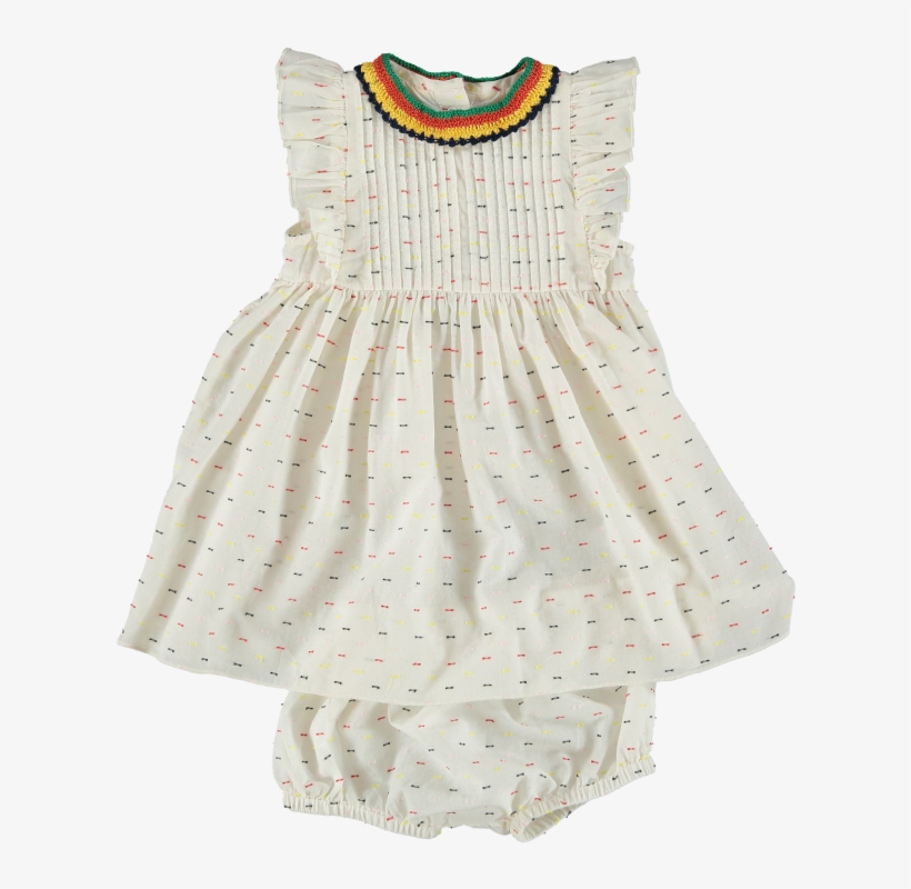 Stella Mccartney Kids Apricot Baby Dress Crochet - Cotton, transparent png #8093385
