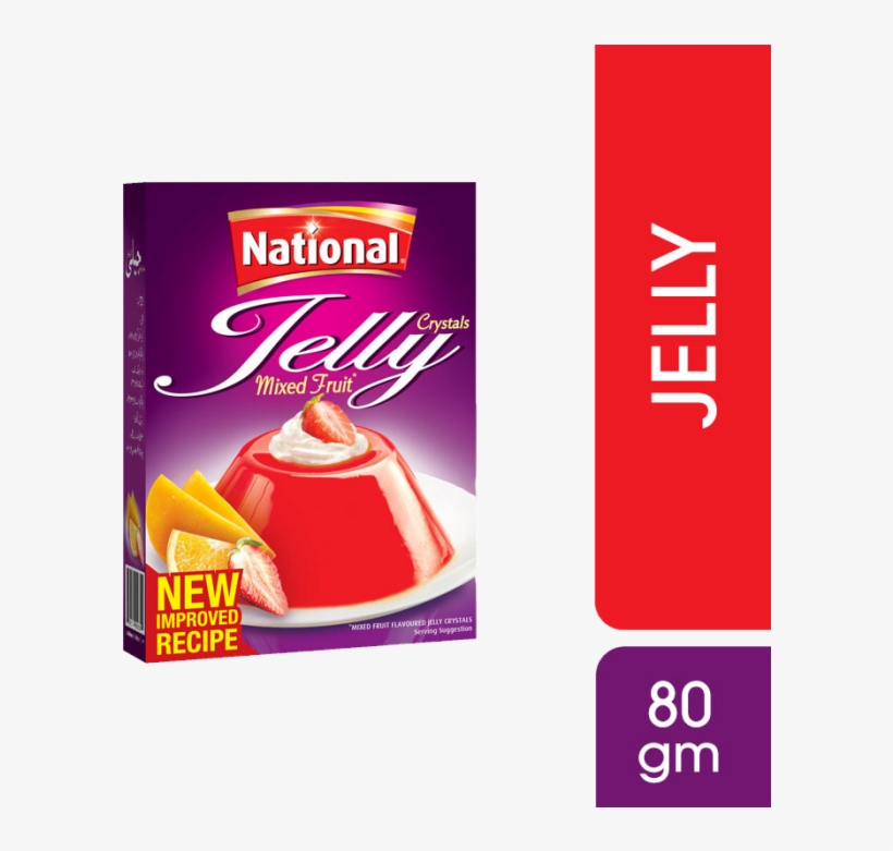 National Mix Fruit Jelly 80g - National Foods Pakistan, transparent png #8093530