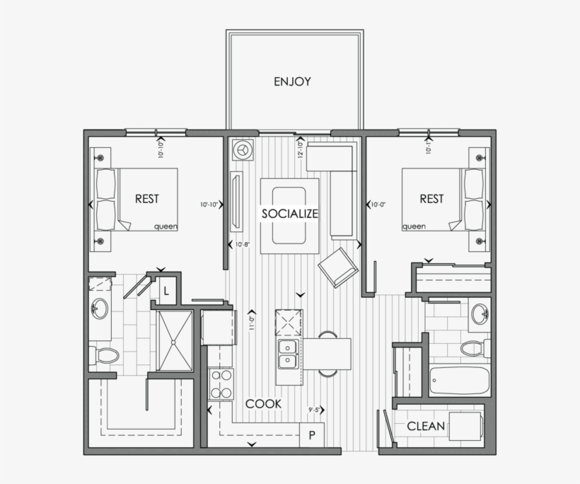 #123 Archer Ii - Floor Plan, transparent png #8094244